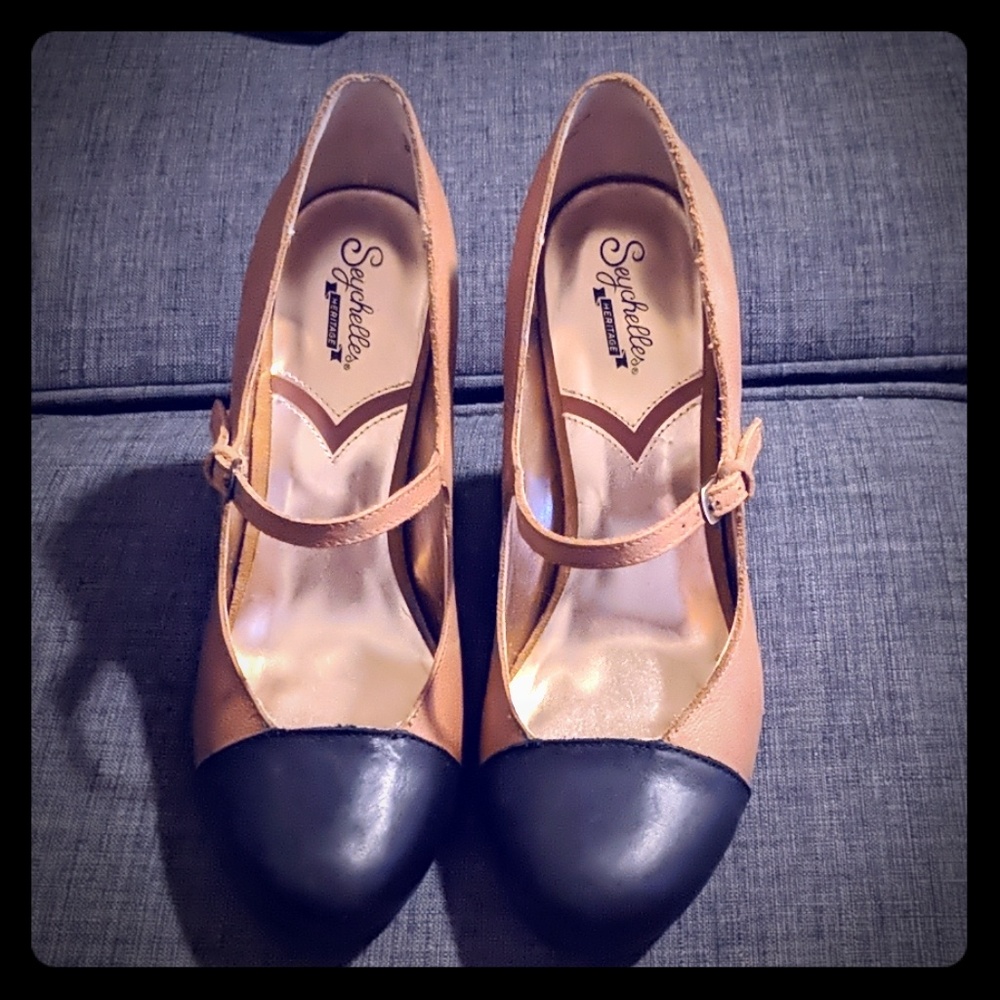 Seychelles Colorblock Mary Janes